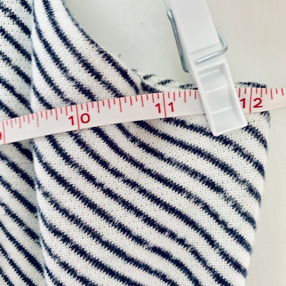 Hailey&Co Striped Black White Button Dress - Picture 8 of 10